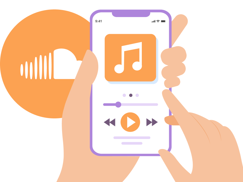 SoundCloud automation tool UI